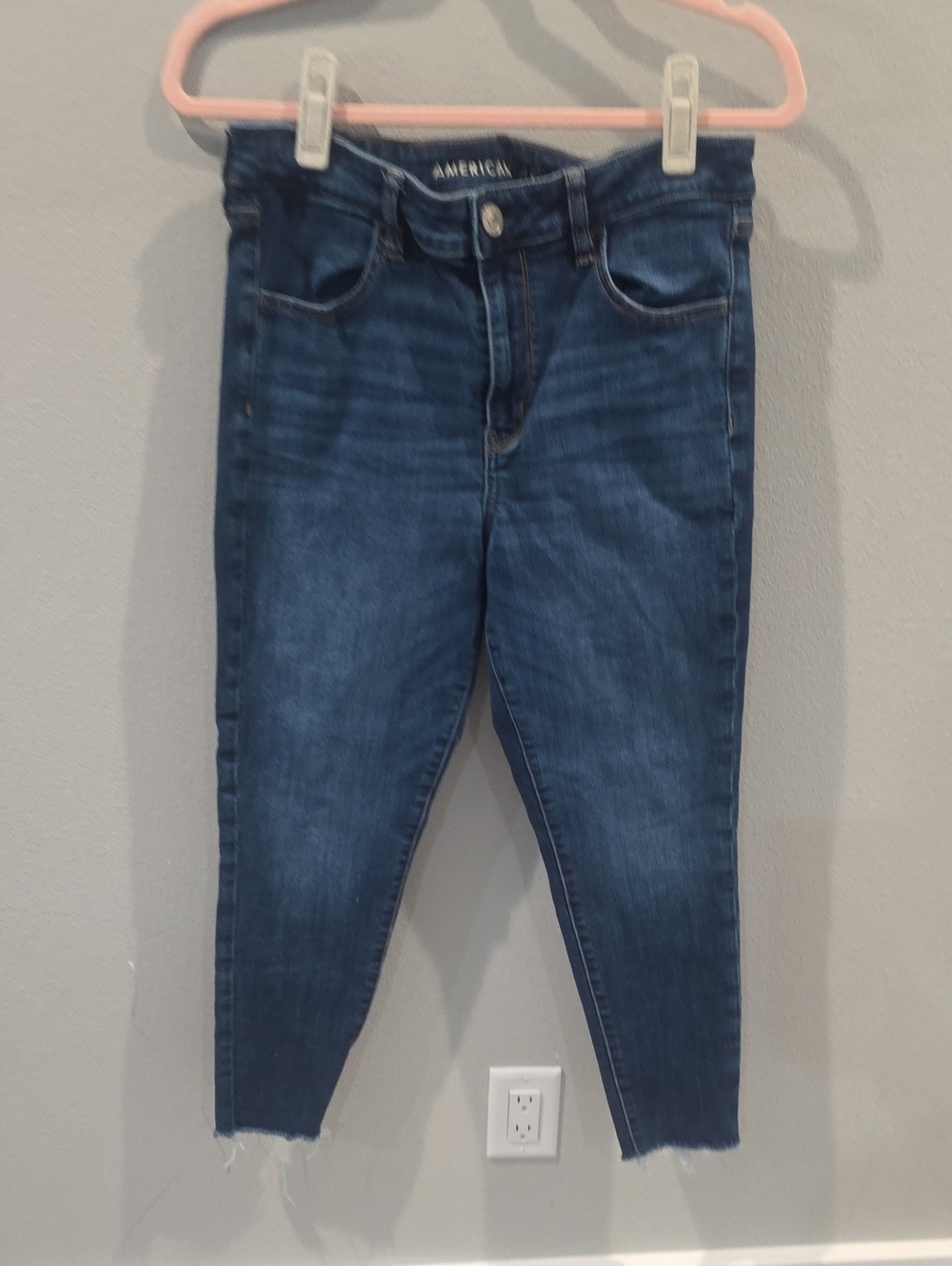 American Eagle Outfitters Dark Blue Women's Skinny Jeans